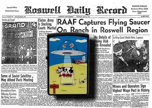 Zippo alien ovni roswell - zippo,