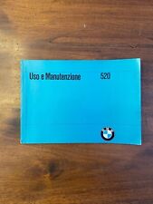 Uso e Manutenzione - BMW 520