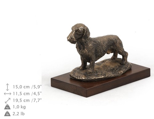 Bassotto wirehaired statuetta - wirehaired,,