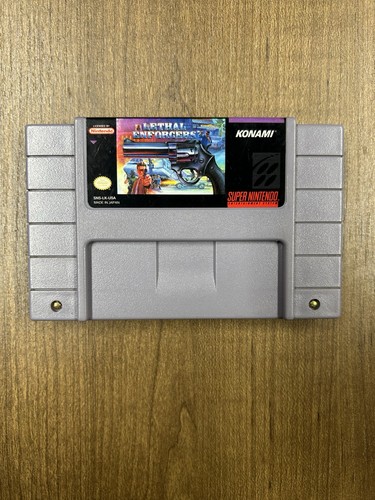 Lethal enforcers snes - lethal,