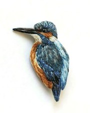 Spilla da ricamo Kingfisher