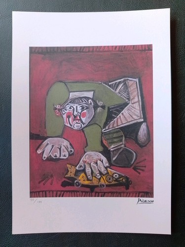Picasso litografia carta - picasso, su