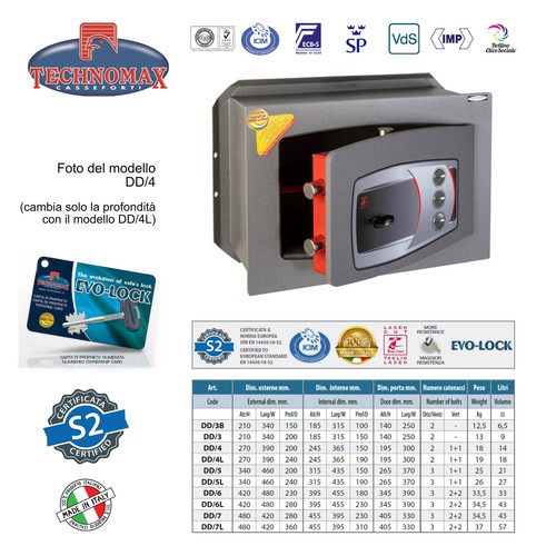 Cassaforte 27x39x24 - cassaforte, dd/4l