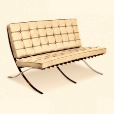 Poltrona Barcelona a 3 piazze in similpelle