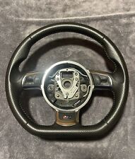 VOLANTE SPORTIVO PIATTO TRAFORATO AUDI A3 RS3 8P 8P0419091ET PALETTE PADDLE