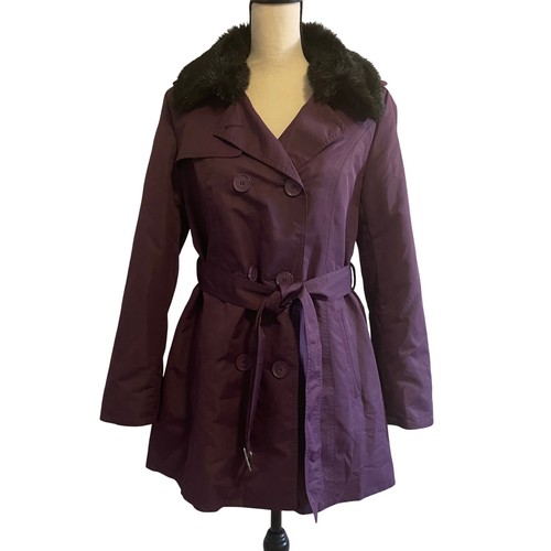 Trench coat doppiopetto - , viola