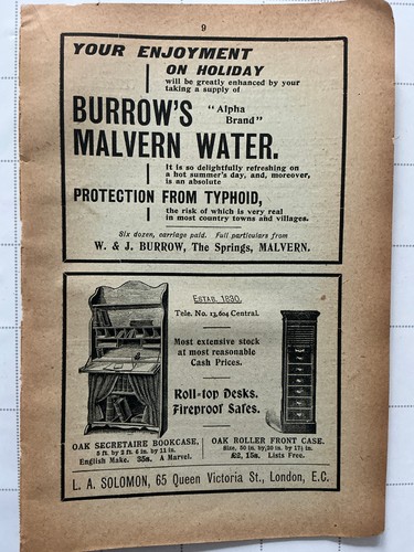 Burrow malvern water - malvern,