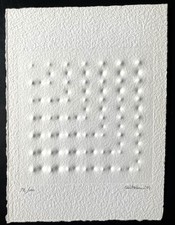 Enrico Castellani - Superficie bianca - Arte contemporanea - Incisioni - Stampe