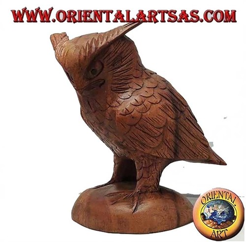 Scultura gufo reale - scultura,