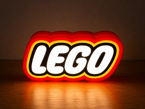 Lego logo led light box - led, usb