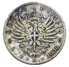 Italia 1 lira 1906 Aquila