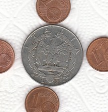 N 5  ITALIA   RARA  MONETA  2