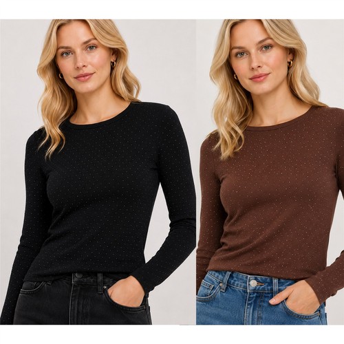 Top donna scintillante - donna,