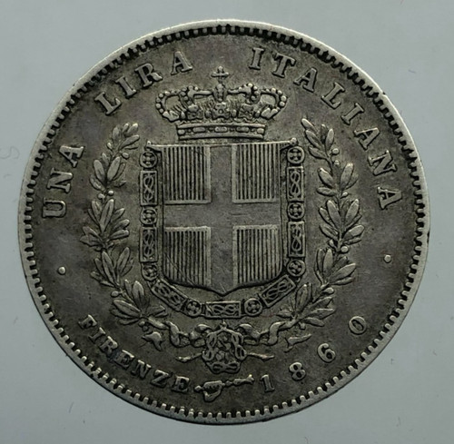 Lira firenze 1860 vittorio - firenze,