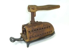 Vecchio Ferro da Stiro MIT Sottobicchiere XIX Jh. Bügeleisenuntersetzer