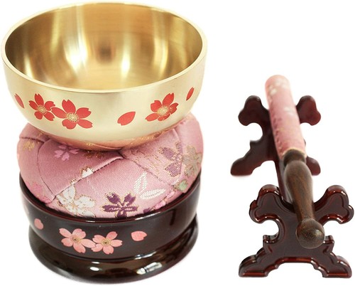 Campana buddista sakura makie - sakura,