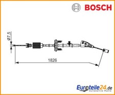 Cavo, freno di stazionamento Bosch 1987482799 per Peugeot 5008
