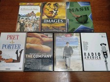 LOTTO 7 DVD ROBERT ALTMAN MASH IL LUNGO ADDIO RADIO AMERICA THE COMPANY IMAGES