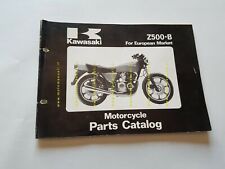 Kawasaki Z 500 B1 1979 catalogo ricambi originale MOTO spare parts catalogue
