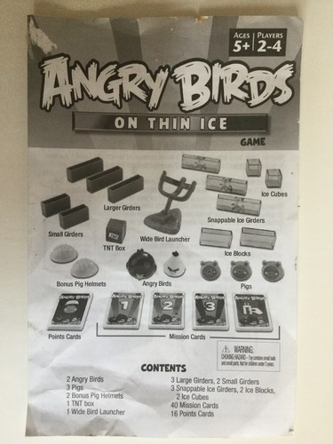 Angry birds thin ice - birds,