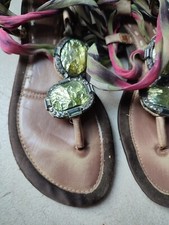 Elegante Sandalo Donna Con Laccio Sulla Caviglia