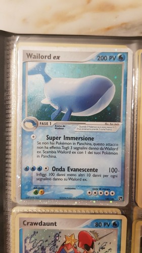 Wailord carta pokemon - pokemon, mint