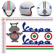 Vespa stickers helmet hippo