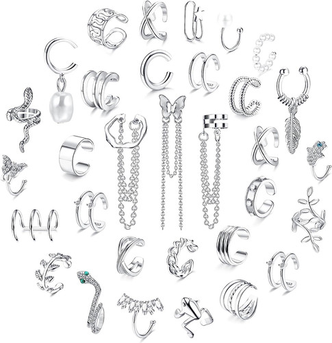 32pcs ear cuff - ear, orecchini