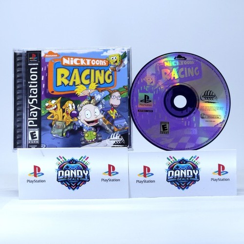Nicktoons racing ps1 cib - nicktoons,