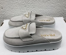 Pantofole Prada scamosciate