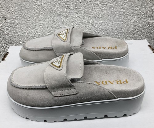 Pantofole prada scamosciate - pantofole,