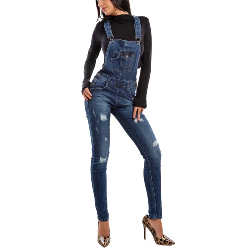 Salopette jeans donna overall - salopette,