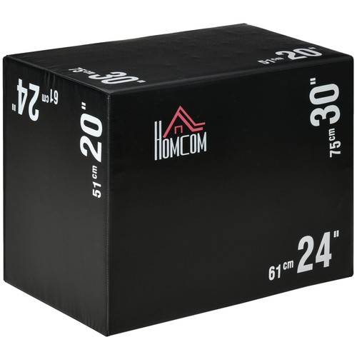 Homcom jumping box pliometrico - jumping,