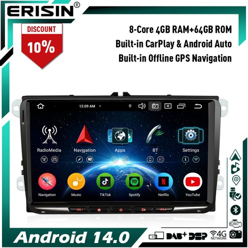 Android navi autoradio - 9",