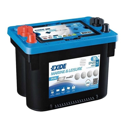 Exide ep450 dual agm - exide, 12v
