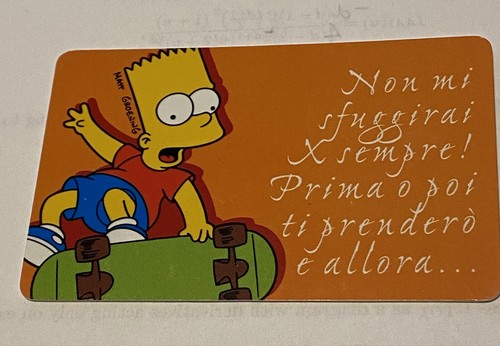 Carta collezione simpson - collezione,