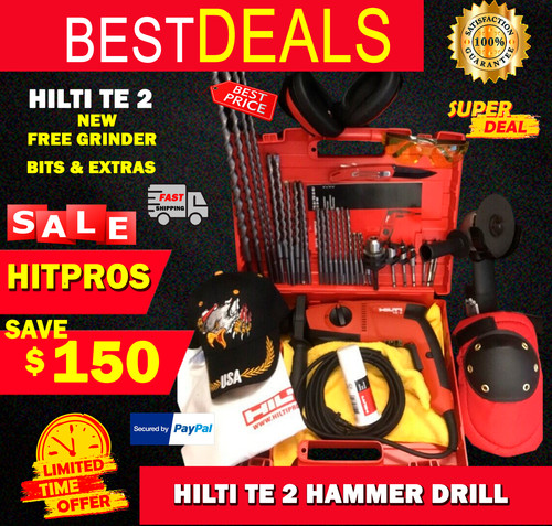 Hilti hammer drill new - hilti, te