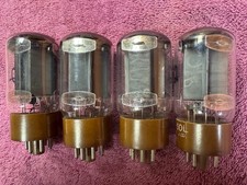 MATCHED QUAD 5881 6L6WGB KT66 TUNG-SOL VINTAGE SCOTT FISHER AMPLIFICATORE TUBI TV7