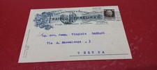 CARTOLINA PUBBLICITARIA FRATELLI HERMELIN Premiata fabbrica BIGLIARDI 1930 VIAGG