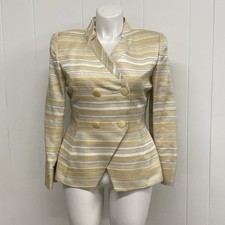 Blazer Christian Dior vintage donna 12 beige giacca multipetto