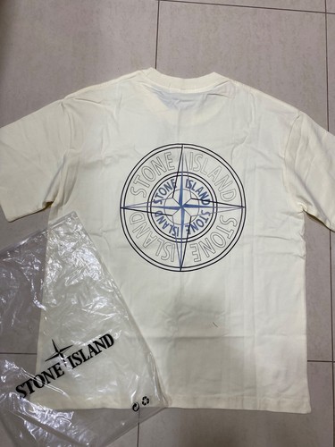 Shirt stone island maxi logo - stone,