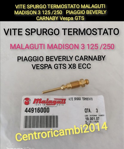 Vite spurgo termostato - spurgo,