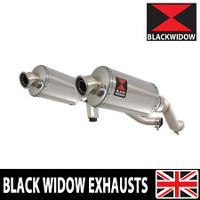 Kit Silenziatore Doppio Scarico GW 250 Inazuma 2012-2017 230mm Ovale Inox 230SS