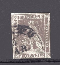 ITALIA, TOSCANA, YV # 8, USATO, OTTIME CONDIZIONI