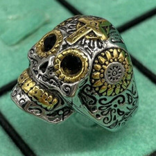 Anello Uomo Teschio croce