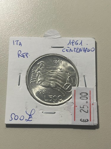 500 lire argento centenario - 500,