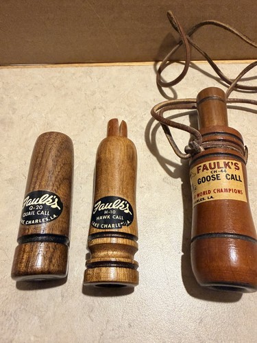 Vintage faulk game calls - vintage,