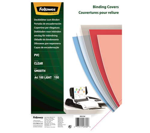 Fellowes copertine trasparenti