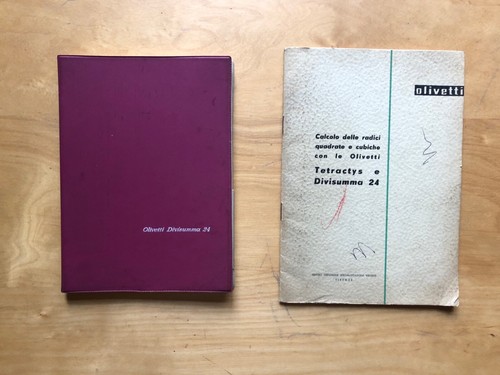Manuali calcolatrice olivetti - manuali,