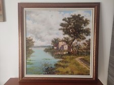 QUADRO PAESAGGIO OLIO SU TELA